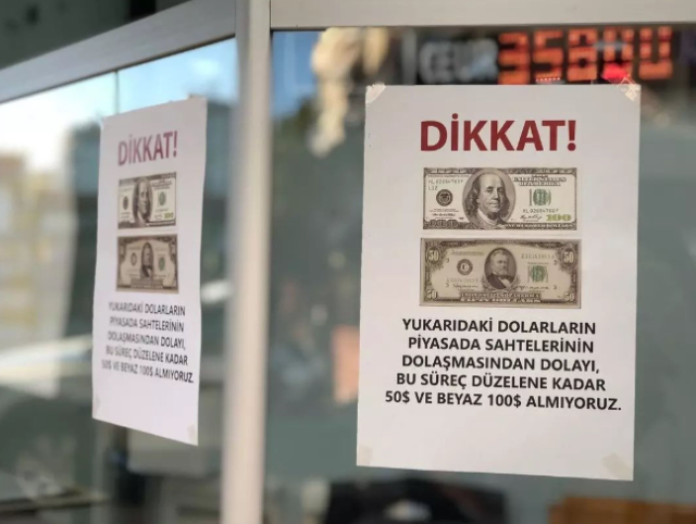 Merkez Bankası 20 Kasım'da sahte dolarlar için rapor hazırlamış