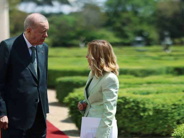 Erdoğan ve Meloni'den İtalya'da ortak zirve