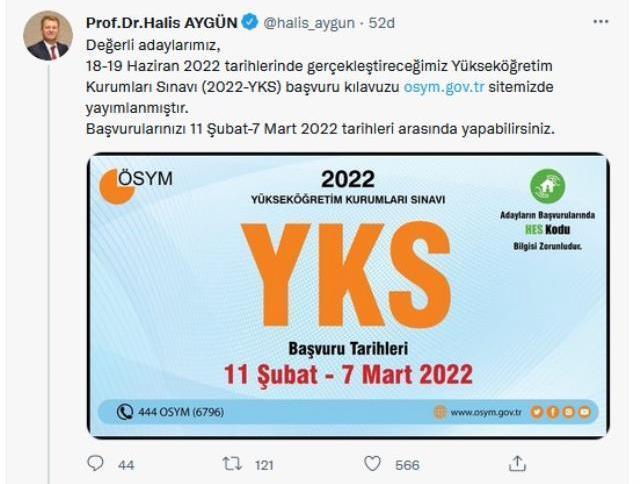 YKS başvuru kılavuzu yayınlandı! Sınav ücretine zam geldi