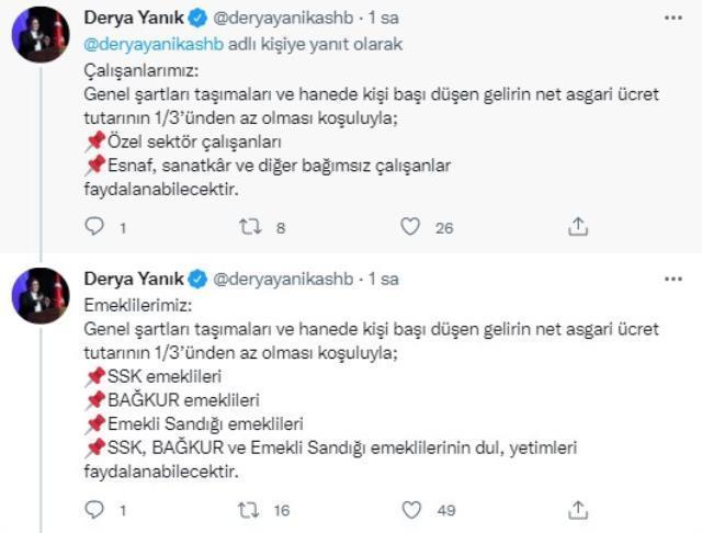 Aile Destek Programı'na çalışanlar ve emekliler de başvurabilecek