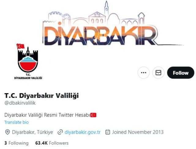 Diyarbakır Valiliği ilanları takip sayfası! Diyarbakır Valiliği Twitter ve sosyal medya hesapları duyuruları!