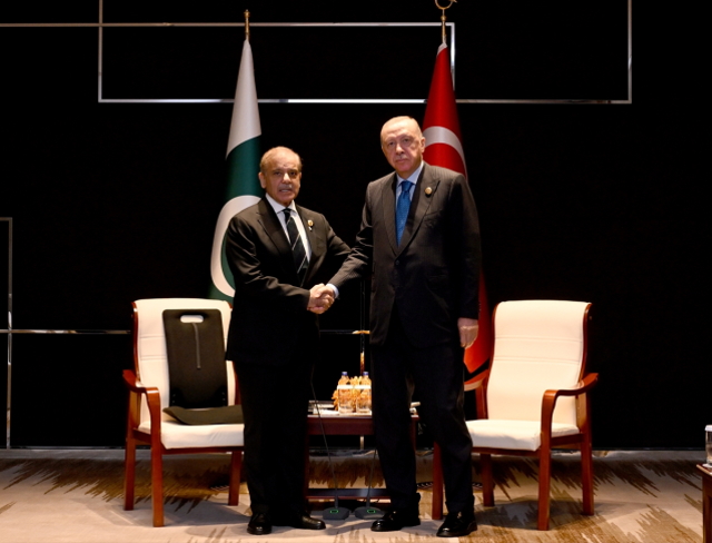 Cumhurbaşkanı Erdoğan, Pakistan Başbakanı Şerif ile görüştü