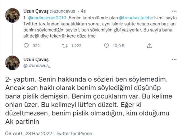 Sedat Peker'den Nedim Şener'e tehdit: Telefon görüşmesini herkese dinletmek zorunda kalacağım