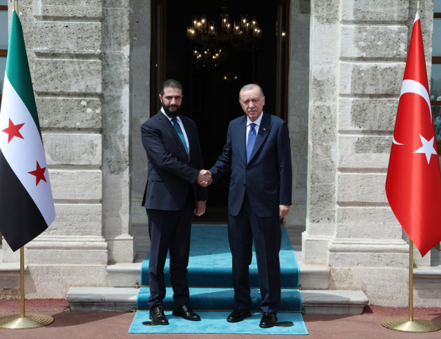 Dolmabahçe'de Suriye zirvesi! İşte Erdoğan-Şara görüşmesinde ele alınan konular