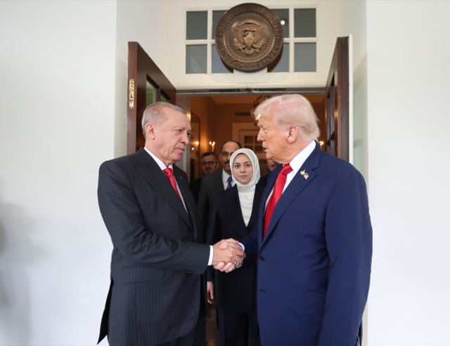 Cumhurbaşkanı Erdoğan ve ABD Başkanı görüşmesi