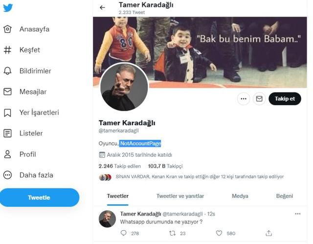 Tamer Karadağlı'nın LGBT+ karşıtı mitinge destek verdiği iddiası