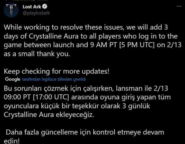 Lost Ark ne zaman açılacak? Türkiye Lost Ark sunucuları saat kaçta açılacak? Lost Ark 13 Şubat'ta mı açılacak?
