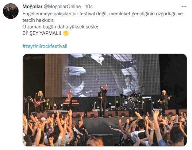 Ünlü isimler, Zeytinli Rock Festivali'nin iptal edilmesine tepki gösterdi