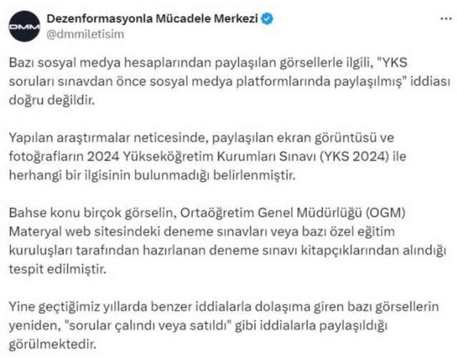 YKS soruları sızdı mı? ÖSYM Başkanı Ersoy iddiaları yalanladı