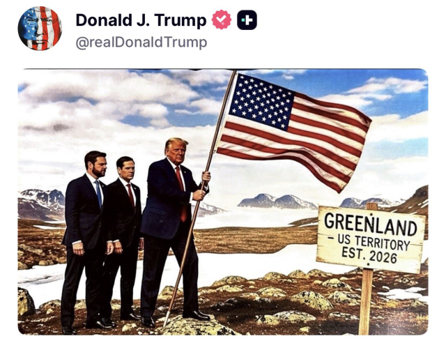 Trump, Yapay Zeka ile Grönland'ı ABD Toprağı İlan Etti