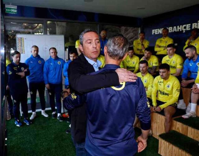 Birdenbire Samandıra'ya geldi! Ali Koç'un Galatasaray derbisi öncesi futbolculara söylediklerine bakın