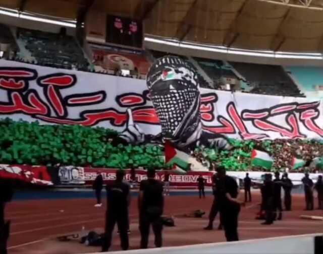 Tunus'taki maçta dünyanın konuştuğu Ebu Ubeyde koreografisi