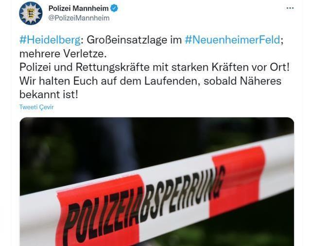 Almanya'da konferansa silahlı saldırı: Çok sayıda kişi yaralı, saldırgan öldürüldü