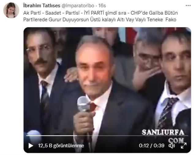 Tatlıses, 'Gerçek yüzünü göstereceğim' dediği Eşref Fakıbaba'nın 39 saniyelik videosunu paylaştı