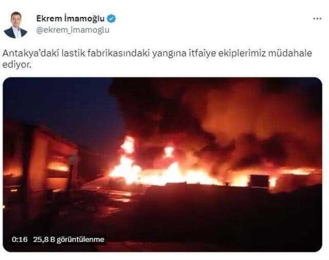 Hatay Antakya'da fabrika yangını neden çıktı? Hatay fabrika yangını söndürüldü mü?