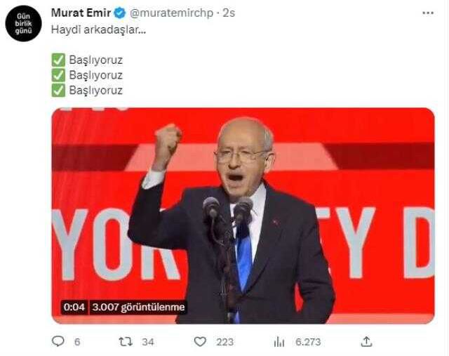 Önce yazdı, sonra sildi! Kılıçdaroğlu'nun danışmanının, 'Başlıyoruz' paylaşımı kafaları karıştırdı