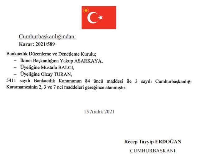 Hazine ve Maliye Bakanlığı'nda iki isim görevden alındı, yerlerine atama yapıldı