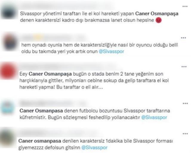 Sivassporlu futbolcudan kendi taraftarına skandal hareket! Taraftar sinirden deliye döndü