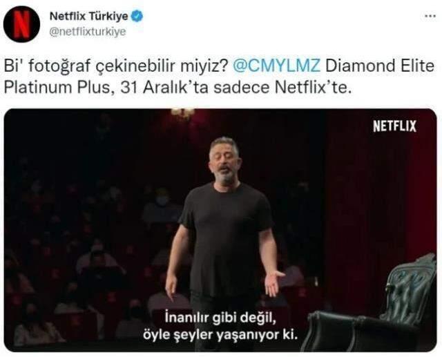 Cem Yılmaz'ın yeni gösterisi Diamond Elite Platinum Plus, Netflix'te yayınlanacak