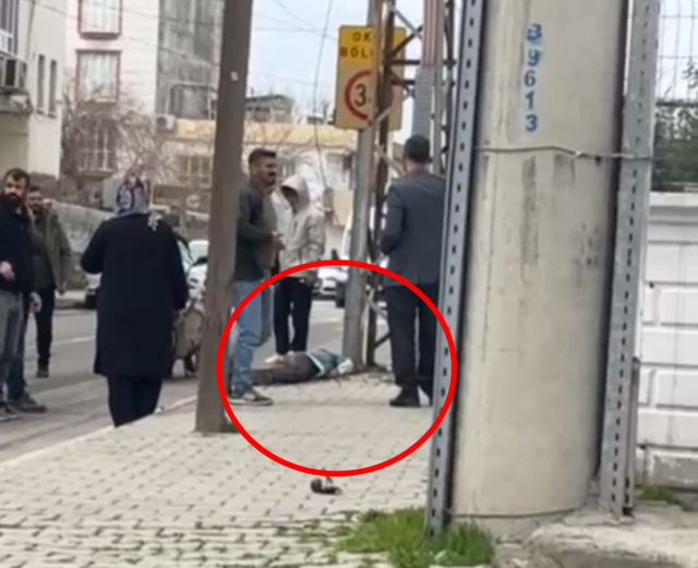 Elektrik direğinden kopan kabloya temas edince akıma kapıldı