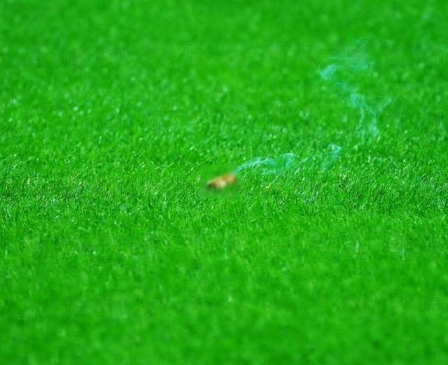 Beşiktaş'ın derbide sık sık ofsayta düşmesine sinirlenen taraftarın yan hakeme fırlattığı madde olay oldu