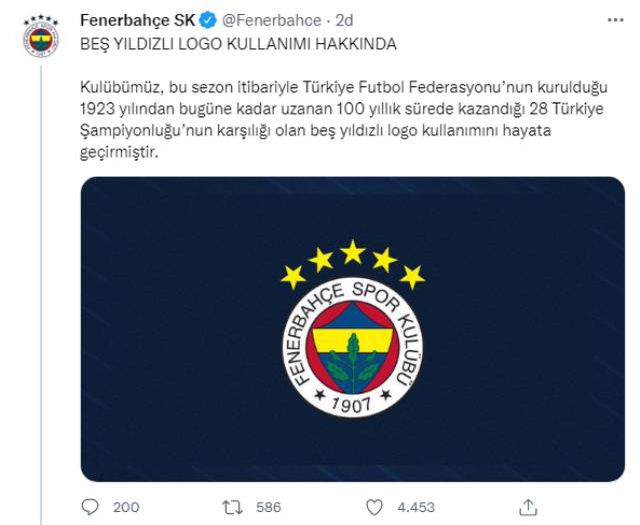 Fenerbahçe 5 yıldız oldu mu?