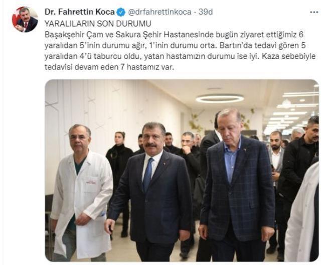 Cumhurbaşkanı Erdoğan, maden faciasının yaralılarını hastanede ziyaret etti: 5'inin durumu ağır, umutsuz değiliz