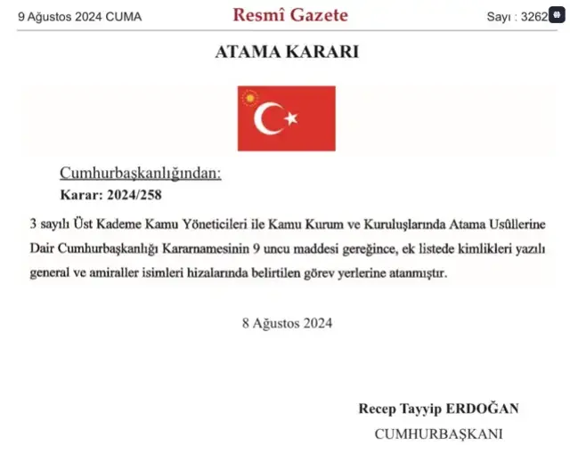 Ordu komutasında kritik atamalar! İşte tam liste