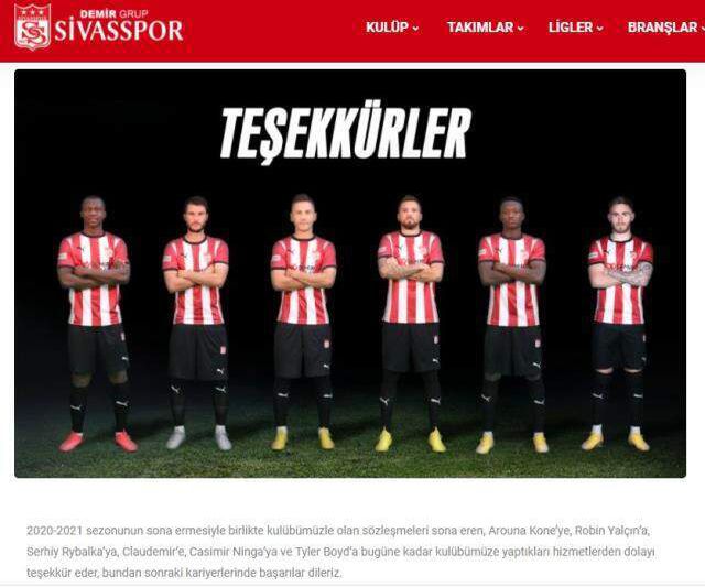 Sivasspor'da kıyım! Takımın yıldızlarıyla yollar ayrıledı