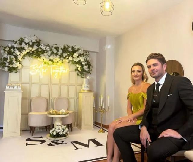 Aşklarıyla Survivor damga vuran Sude Burcu ve Mert Öcal çifti nişanlandı