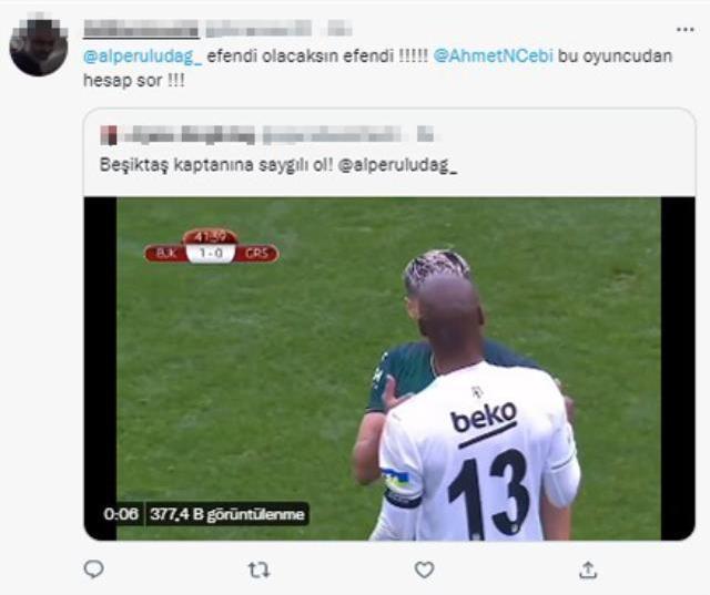 Ortalığı ayağa kaldıran hareket! Beşiktaşlılar kıyameti kopardı: Kaptana saygılı ol Alper