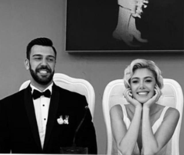 Ünlü oyucu Burcu Binici, rapçi Tankurt Manas'la evlendi