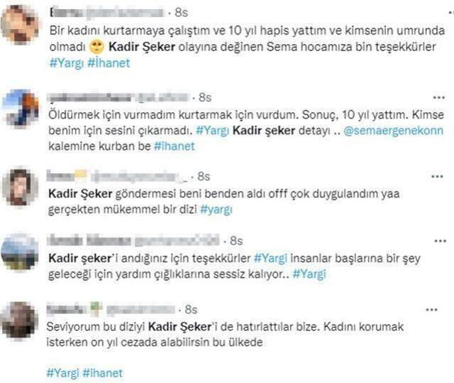 Yargı dizisine damga vuran Kadir Şeker göndermesi! Twitter'ı kasıp kavurdu