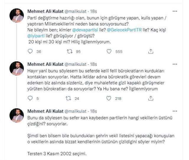 Ünlü anketçi: 30 kadar iktidar milletvekili 6'lı Masa'nın liderleriyle temas halinde