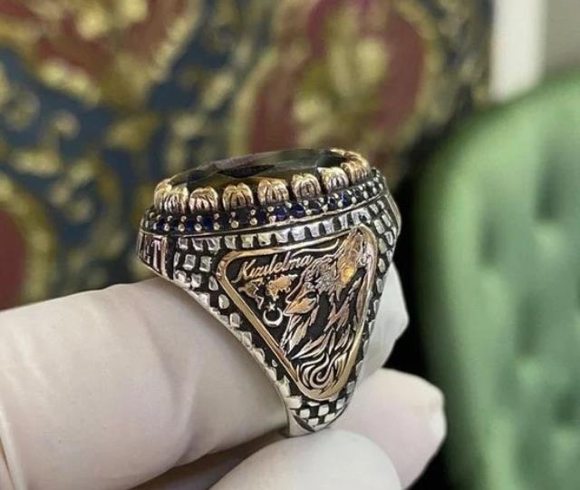 Anıtkabir'de ilginç anlar! Cumhurbaşkanı Erdoğan dahil herkes Bahçeli'nin yüzüğüne takıldı