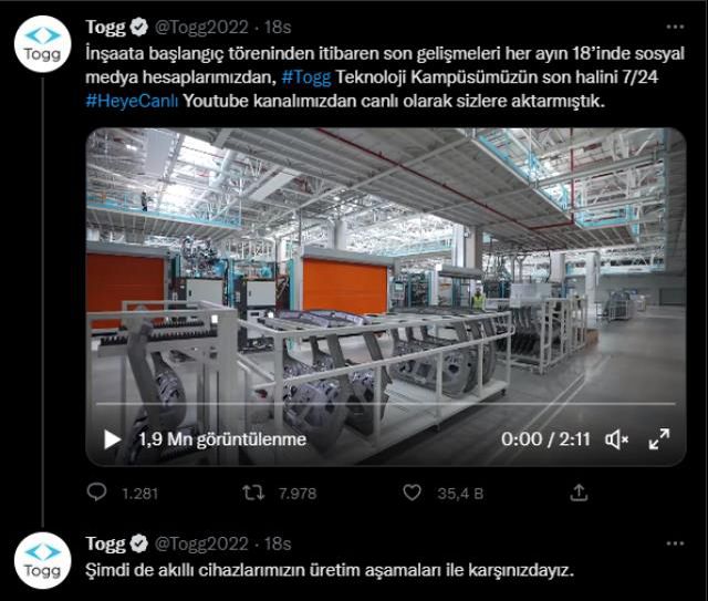 Tesla mühendisi Togg'u öve öve bitiremedi: Bu araba üretim kalitesi açısından birçok kişiyi şaşırtacak. Togg'un yaptıklarına büyük saygı duyuyorum