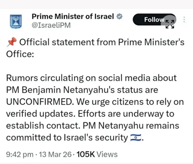 'Öldü' denilen Netanyahu günler sonra ortaya çıktı