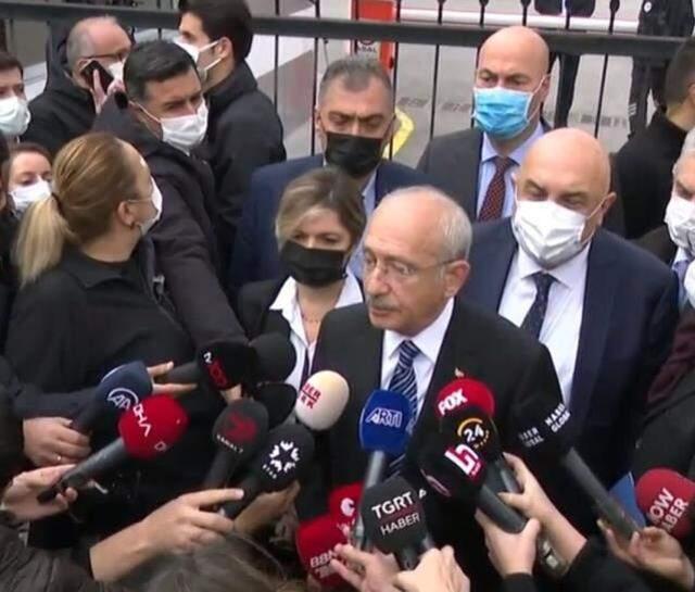 Son Dakika: Bilgi almak için TÜİK'e giden CHP Genel Başkanı Kemal Kılıçdaroğlu içeri alınmadı