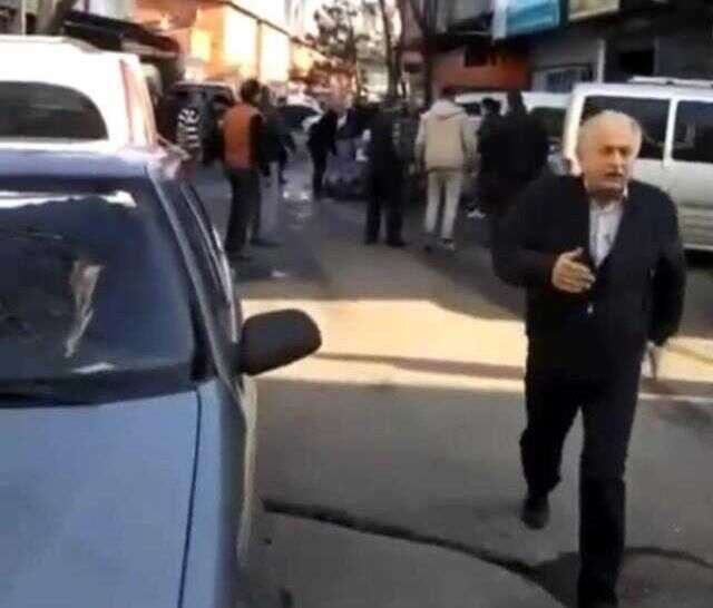Ümraniye'deki silahlı çatışmadan yeni görüntüler! Vatandaşlar panik halinde kaçtı