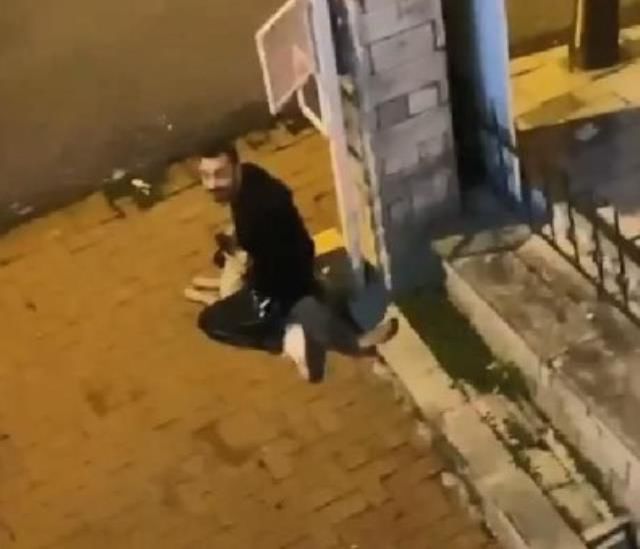 SARIYER'DE KÖPEĞİ BOĞMAYA ÇALIŞTI