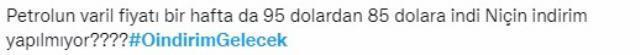 Akaryakıtta indirim bekleyen vatandaşlar isyanda! Sosyal medyada kampanya başlattılar