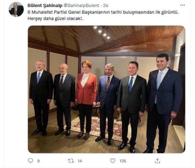 6 muhalefet lideri buluştu, partilerden peş peşe yorumlar geldi: Hiçbir şey eskisi gibi olmayacak