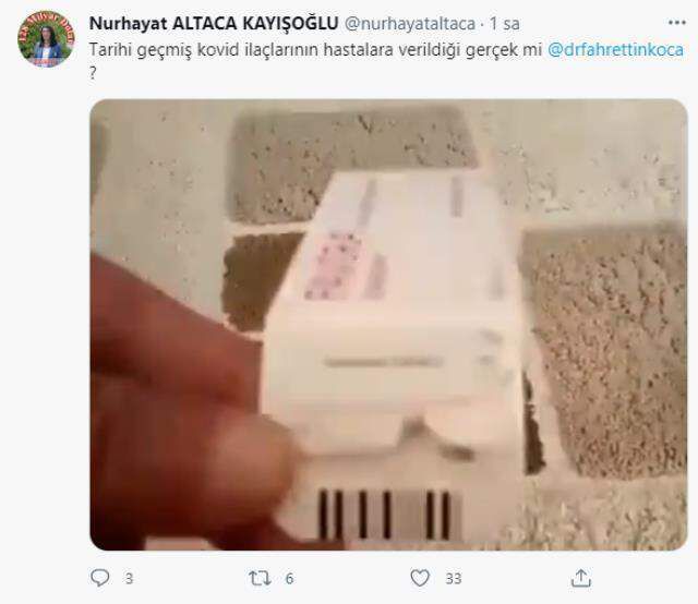 Sosyal medyayı karıştıran video: Hastalara tarihi geçmiş koronavirüs ilaçları mı veriliyor?