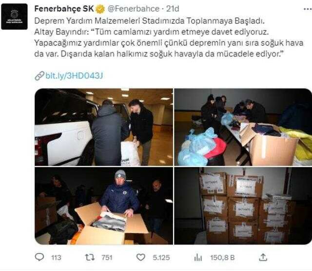 Hep birlikte tek yürek! Spor camiası depremzedeleri yalnız bırakmadı