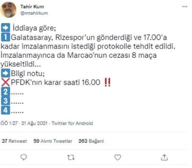 Galatasaray Başkanı Burak Elmas, gazeteci Tahir Kum'la atıştı