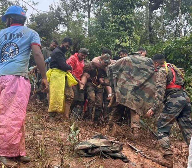 Hindistan'ın Kerala eyaletindeki toprak kaymalarında can kaybı 358'e çıktı