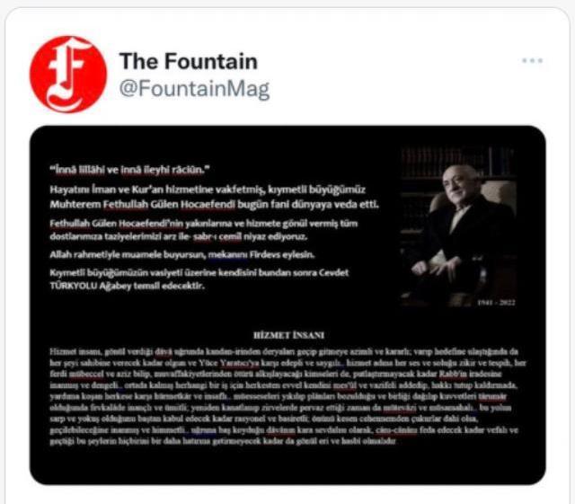 ABD'li kitap yayıncısının 'FETÖ elebaşı Fethullah Gülen öldü' iddiası sosyal medyada gündem oldu