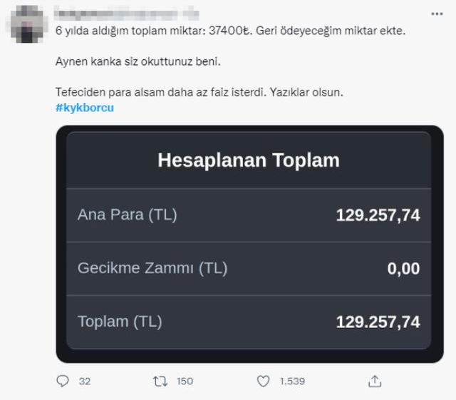 Öğrencilerin KYK borcu isyanı sosyal medyayı ayağa kaldırdı: 41 bin TL verdiler 152 bin lira geri istiyorlar