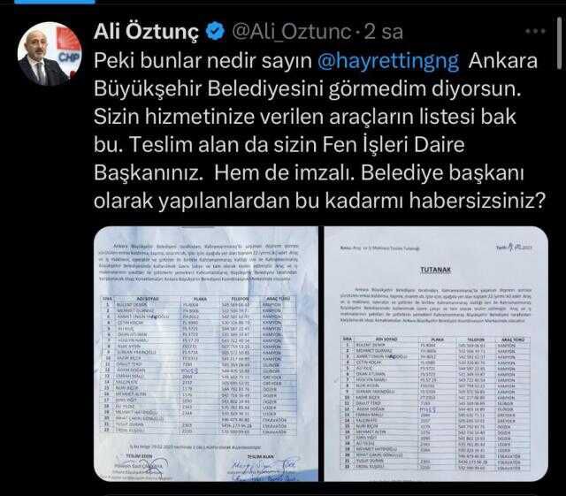 Kahramanmaraş Belediye Başkanı Hayrettin Güngör, 'Mansur Yavaş'ı burada görmedim' dedi! CHP'den yanıt gecikmedi