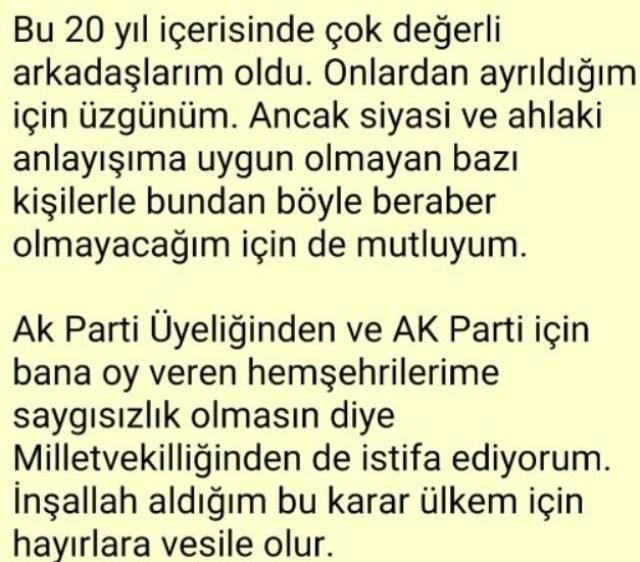 AK Parti'den ve vekillikten istifa eden Eşref Fakıbaba'dan ilk sözler! Katılacağı partiyi açıkladı